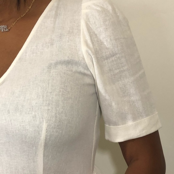 SZ L ZARA BUTTON DOWN DRESS - Picture 4 of 7